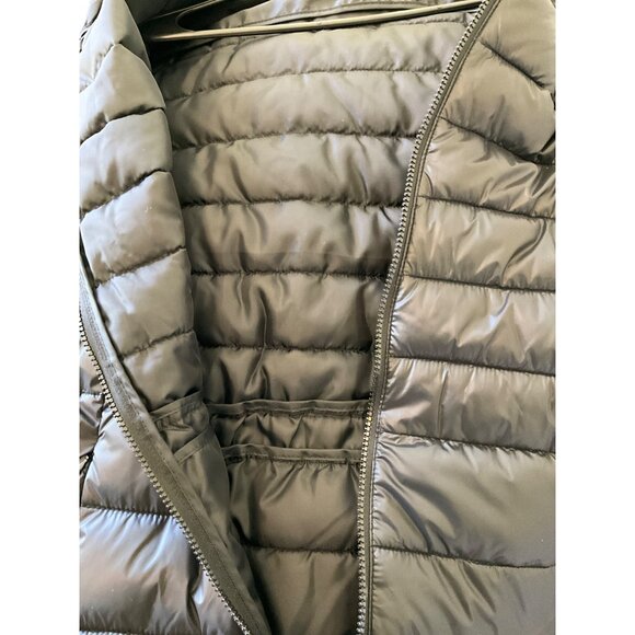 Ava & Viv size 2X Women's Black Hooded Puffer Jacket Plus Excellent condition - Picture 6 of 6